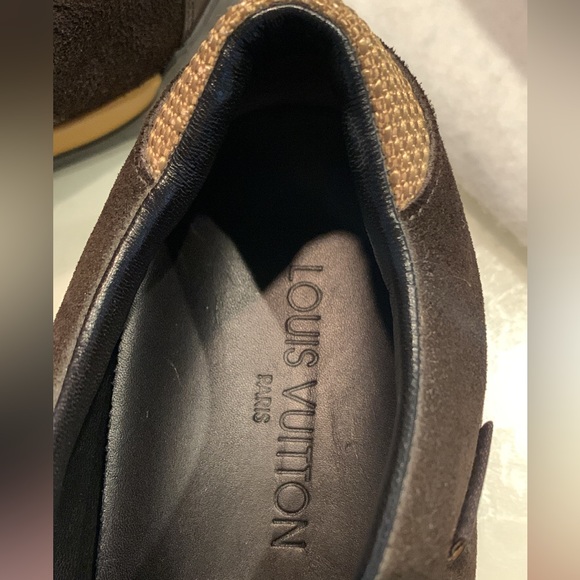 Authentic Brown Louis Vuitton Sneakers Womens - Picture 3 of 7